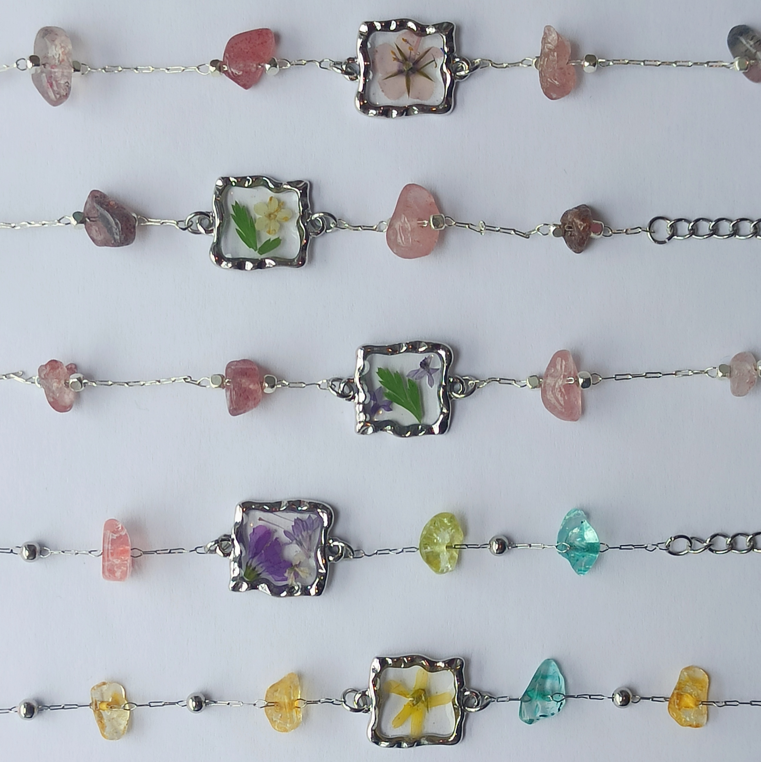 Pulseras Quartz plateadas ⛓️