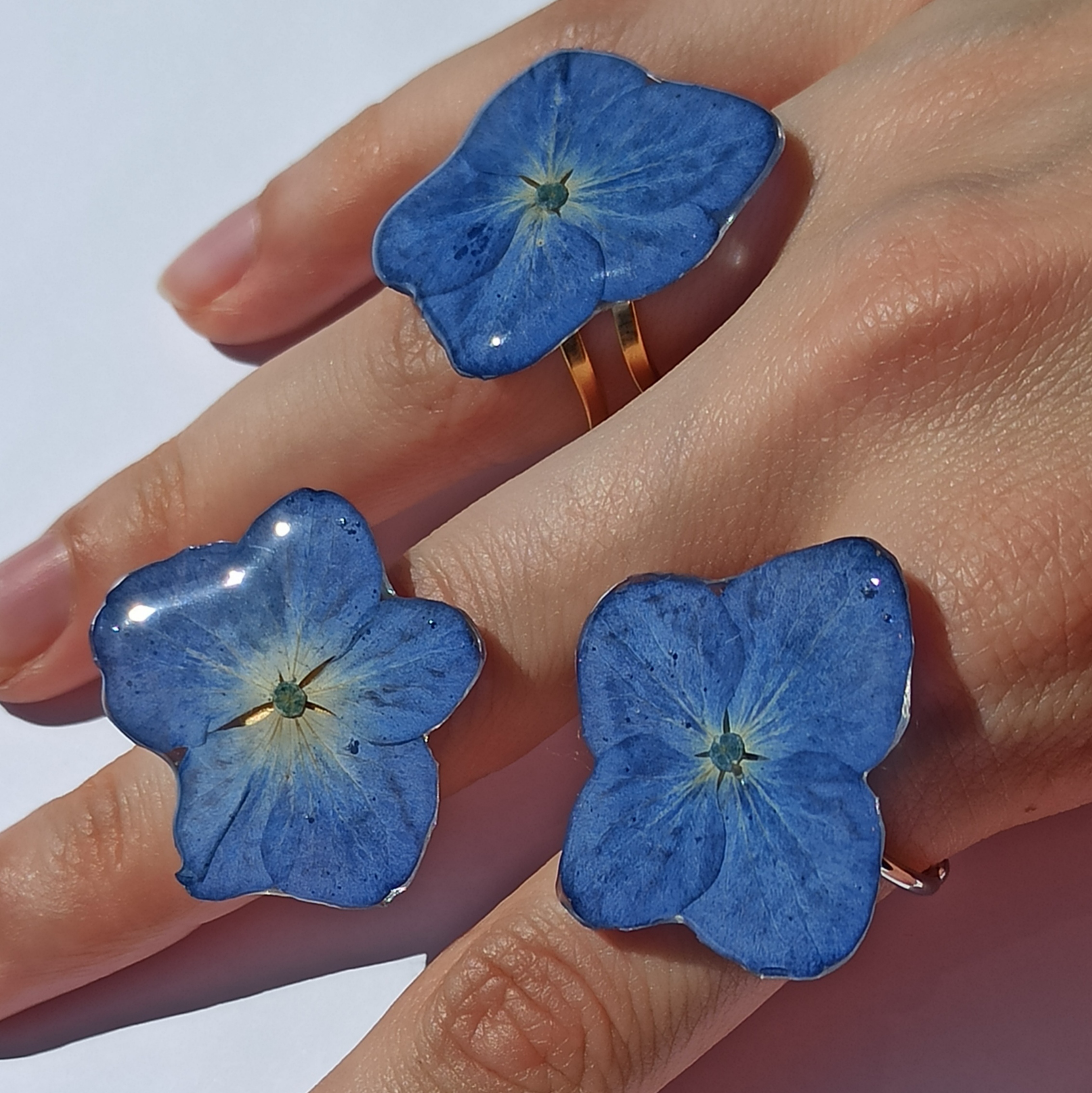 Anillos hortensia 💐