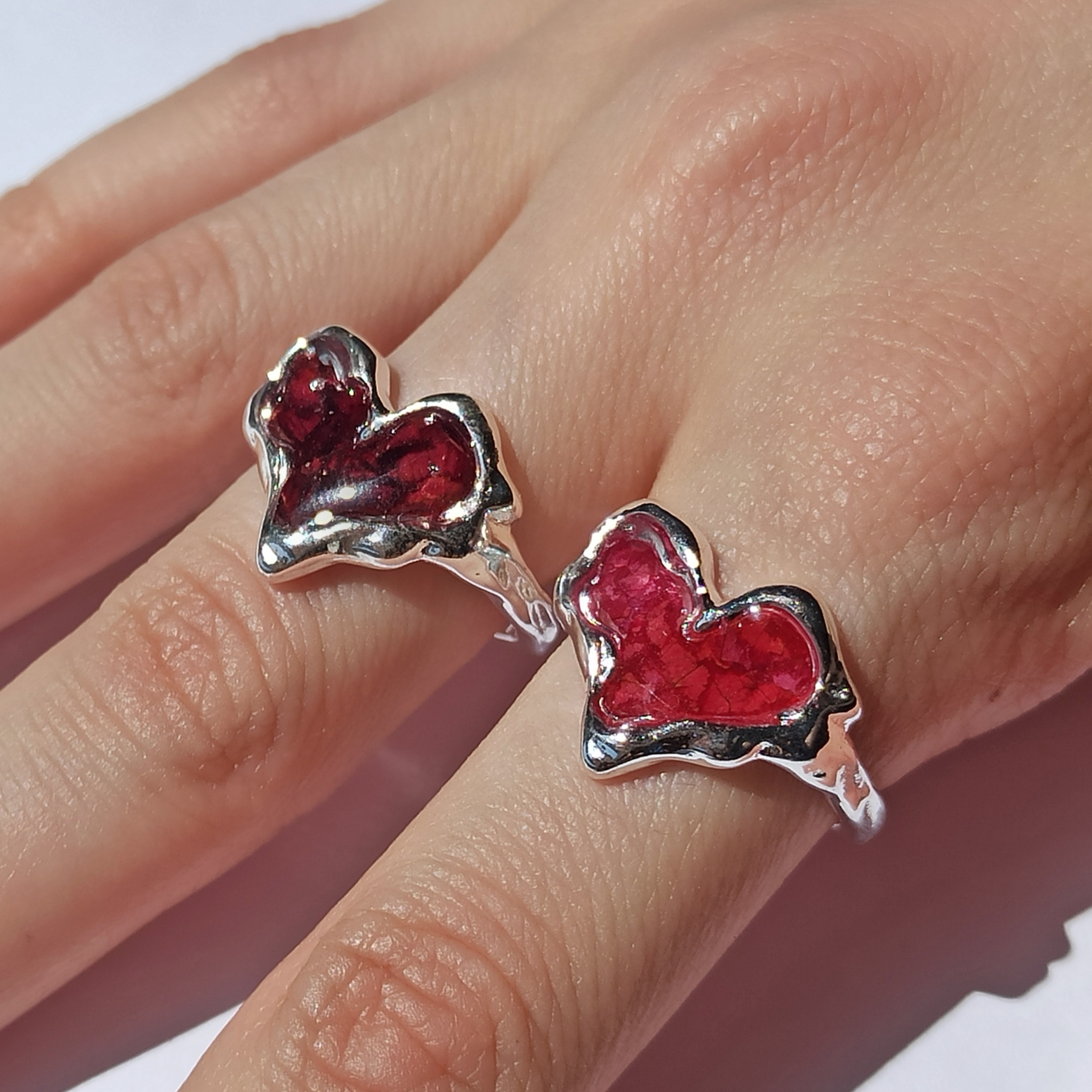 Anillo Corazón de acero II 💌