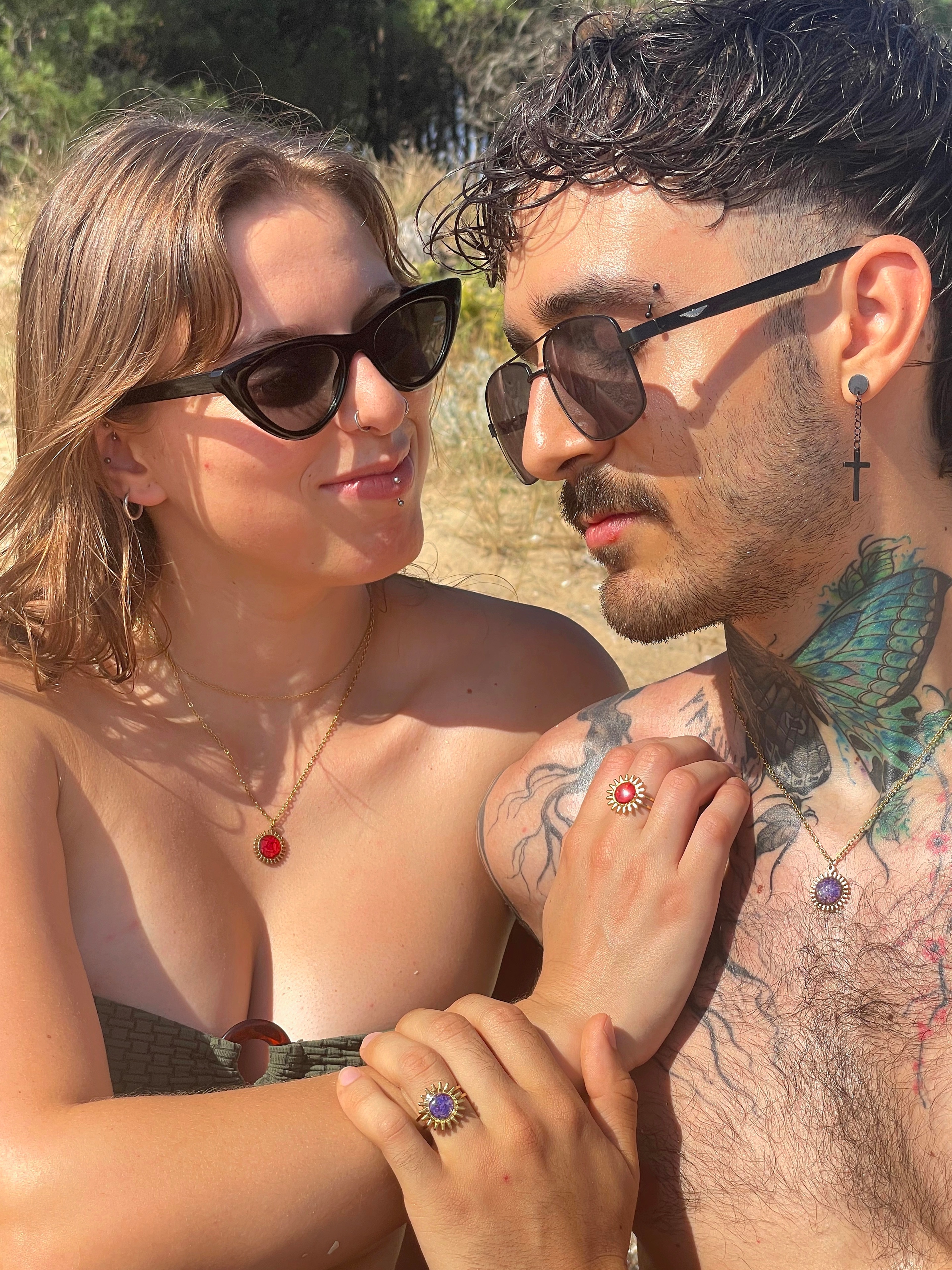 Colgante Solpor rojo 🧡 