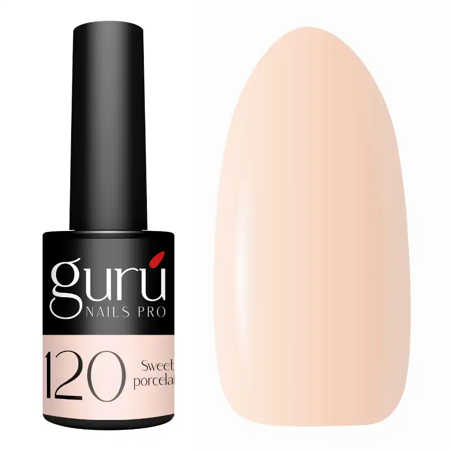 Esmalte semipermanente 120 Sweet Porcelain Gurú Nails 8 ml