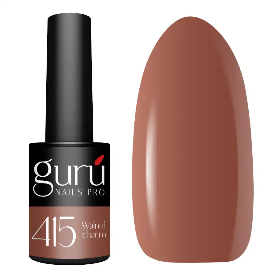 Esmalte semipermanente 415 Walnut Charm Gurú Nails 8 ml