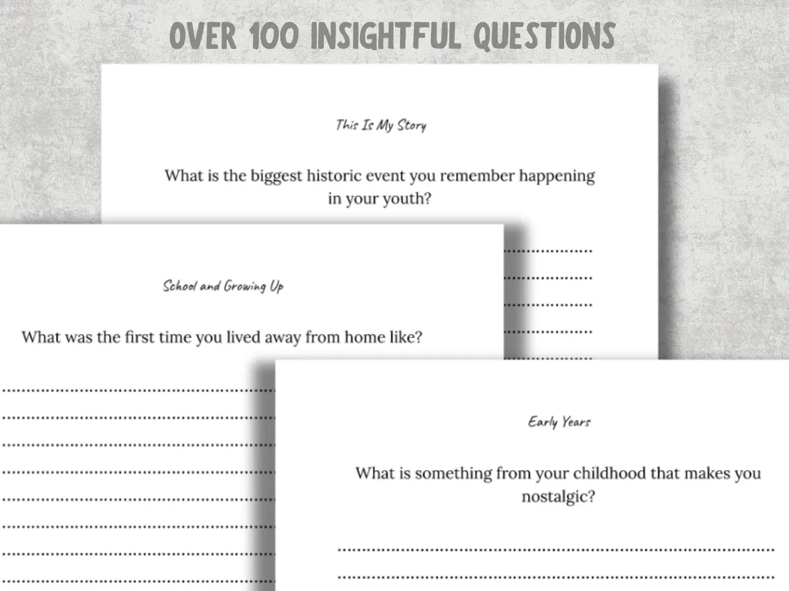 This Is My Story - A Father's Guided Journal to tell Their Life Story