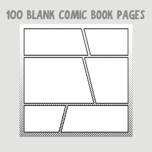 Create Your Own Comic Book - Blank Comic Book for Kids