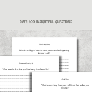 This Is My Story - A Mother's Guided Journal to tell Their Life Story