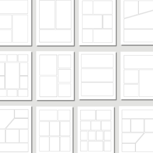 110 Blank Comic Book Pages. Printable Template | US Letter and A4 | Create Your Own Comic. PDF. Instant Download