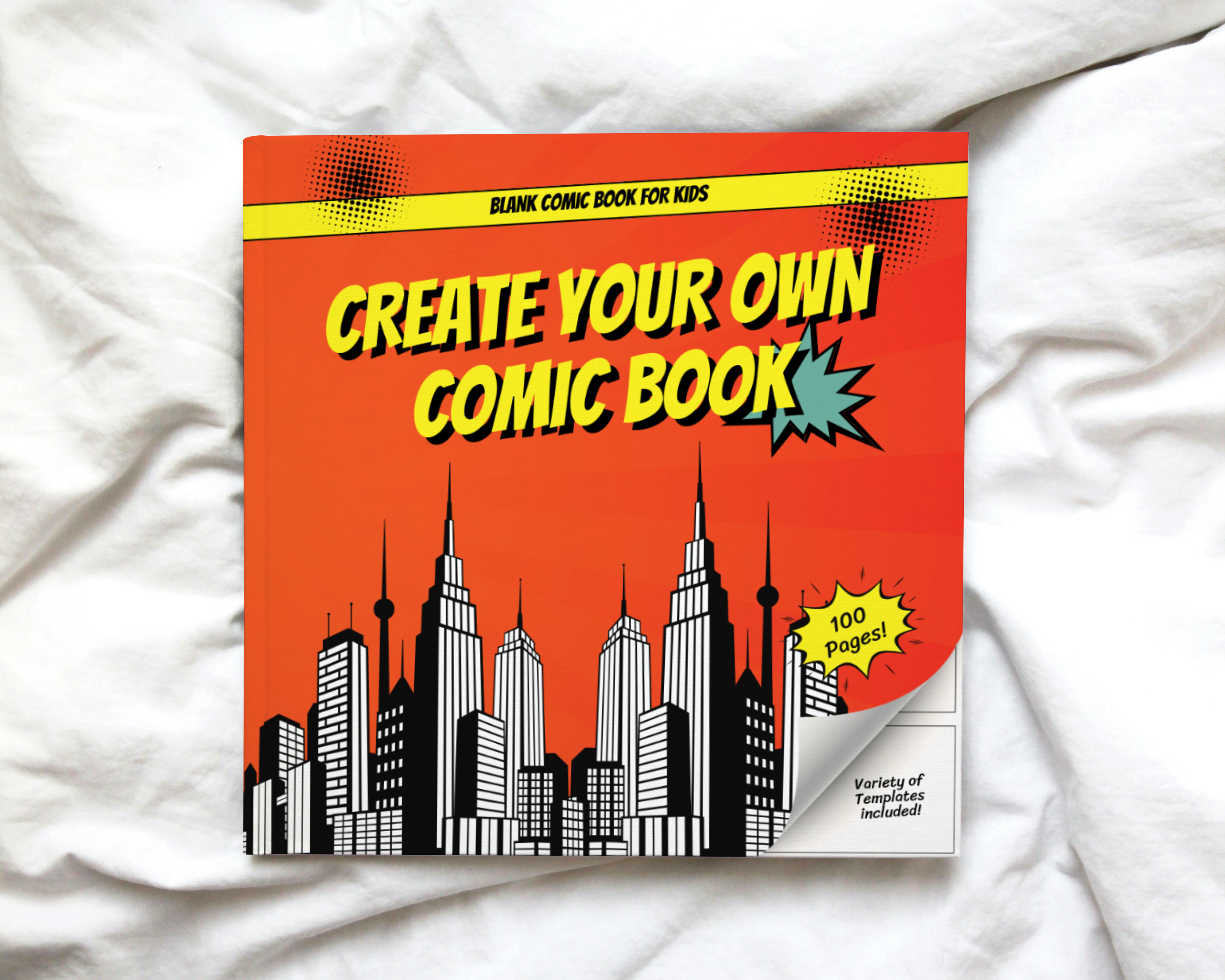 Create Your Own Comic Book - Blank Comic Book for Kids