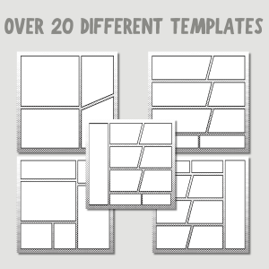 Create Your Own Comic Book - Blank Comic Book for Kids