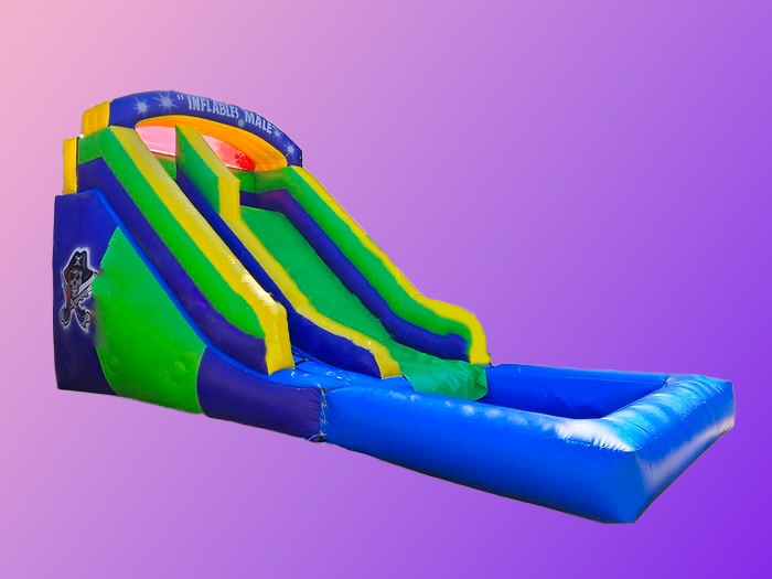 Castillo inflable rampa acuática estandar