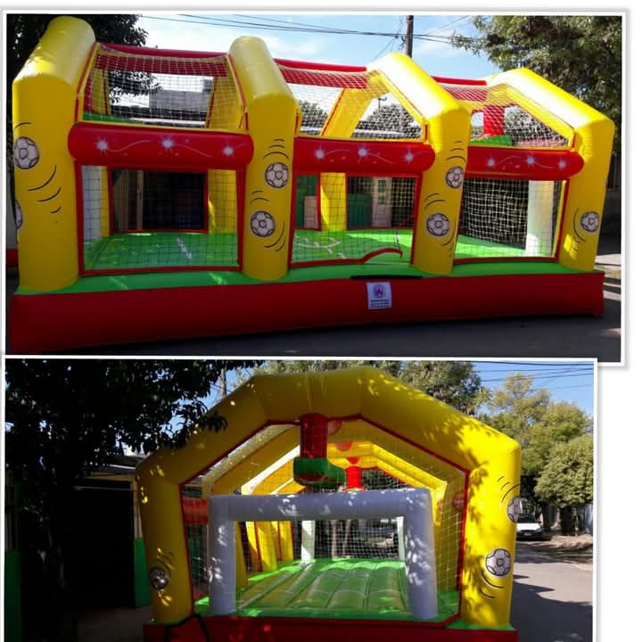 Castillo inflable 8x4 mts. cancha
