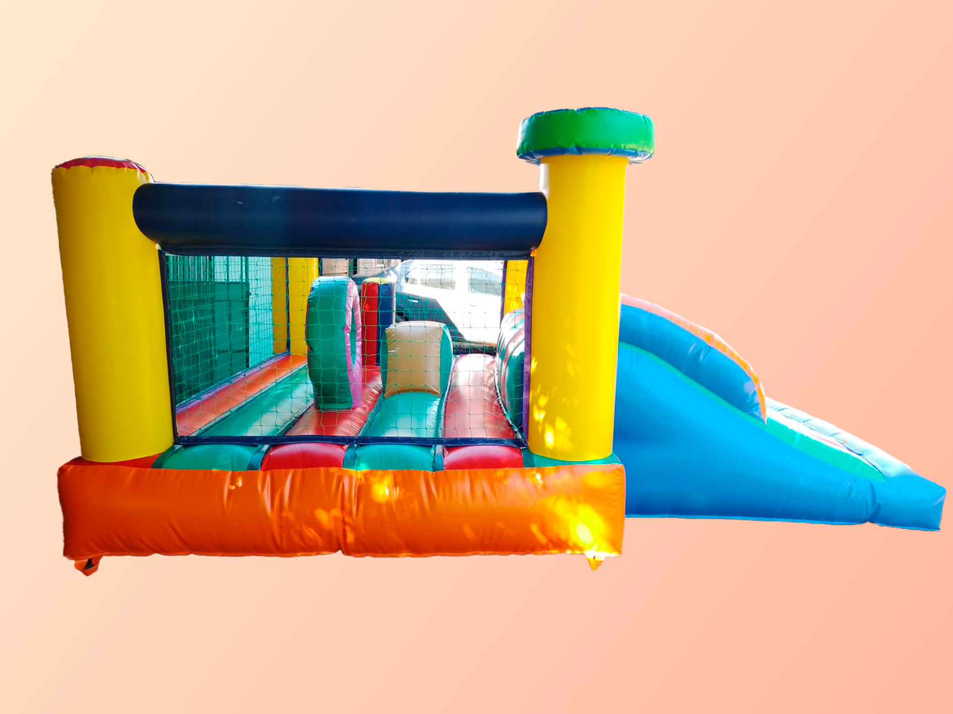 Castillo Inflable  5x4 mts. rampa grande