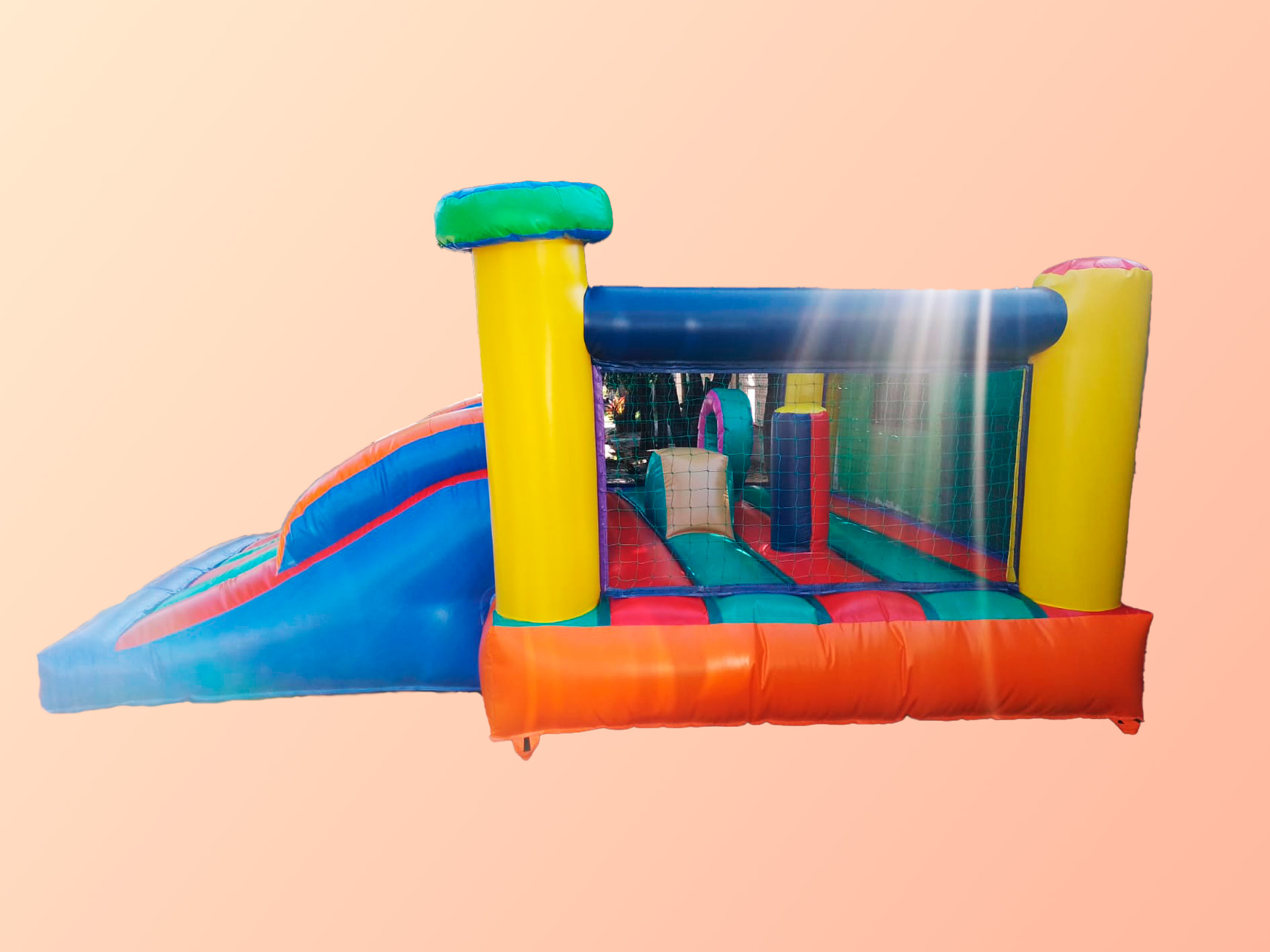 Castillo Inflable  5x4 mts. rampa grande