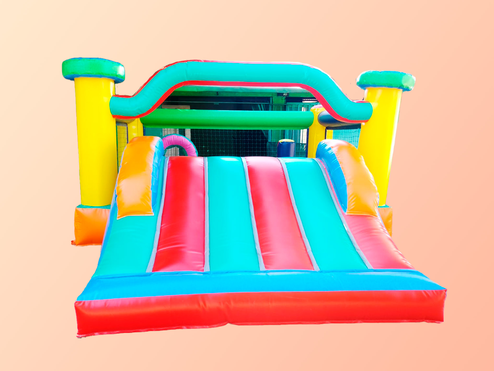 Castillo Inflable  5x4 mts. rampa grande
