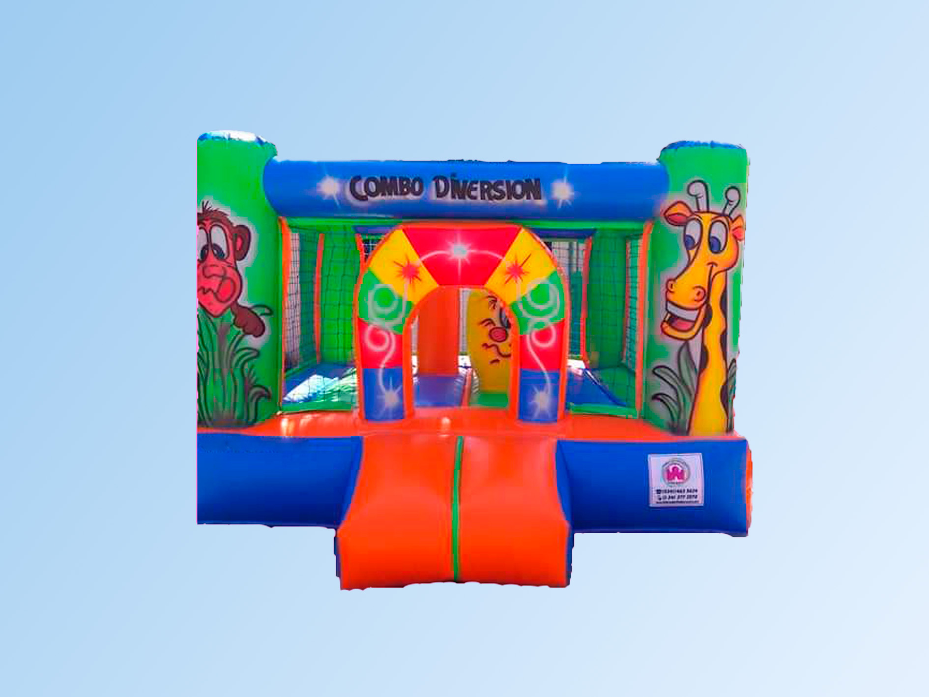 Castillo Inflable  3x3 mts. clásico