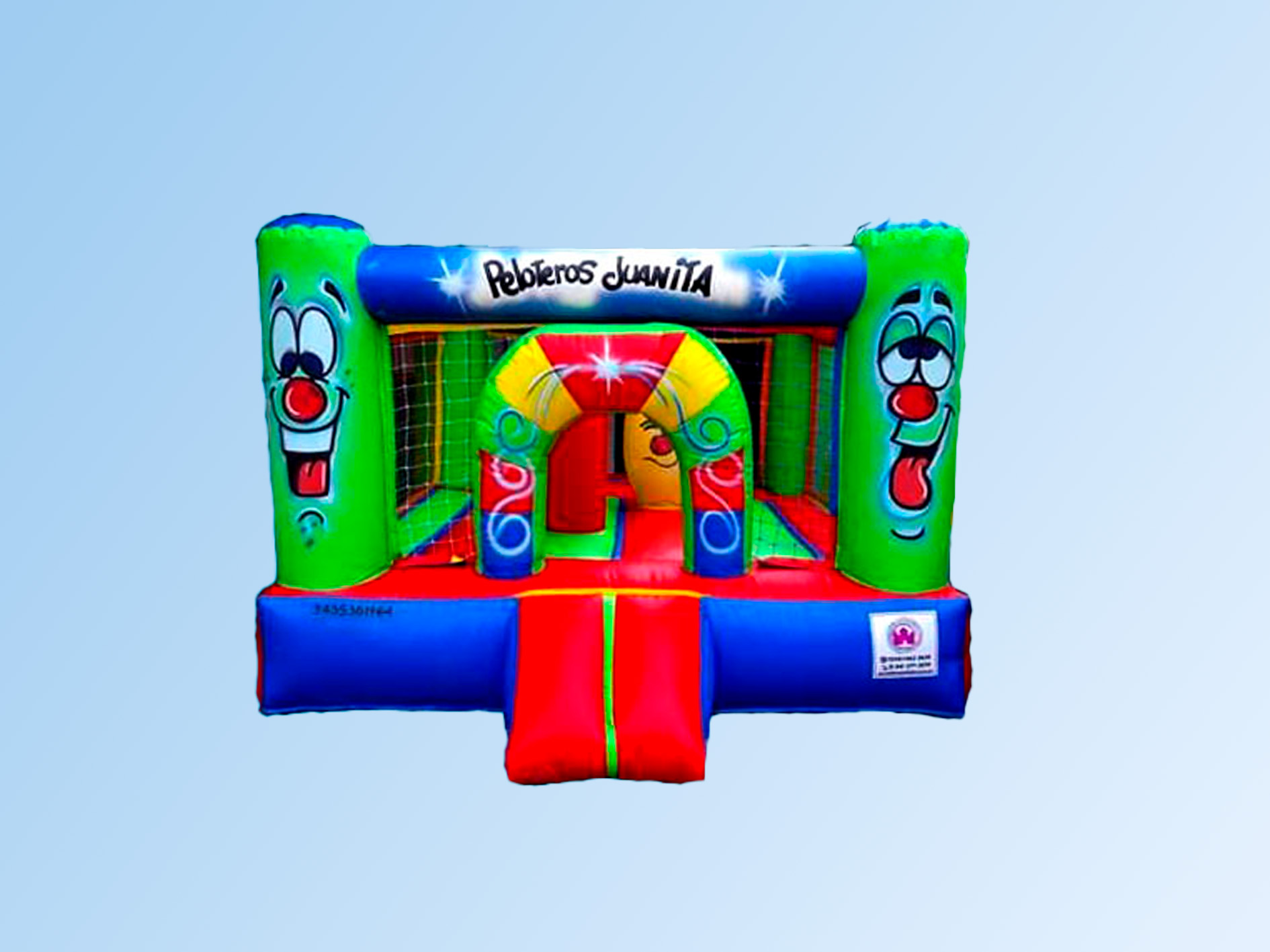 Castillo Inflable  3x3 mts. clásico