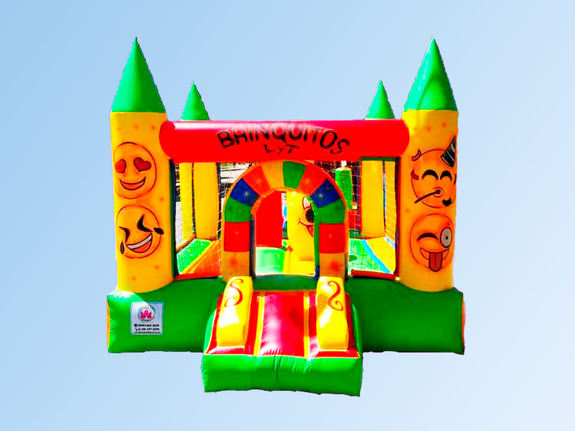 Castillo Inflable  3x3 mts. punta lápiz
