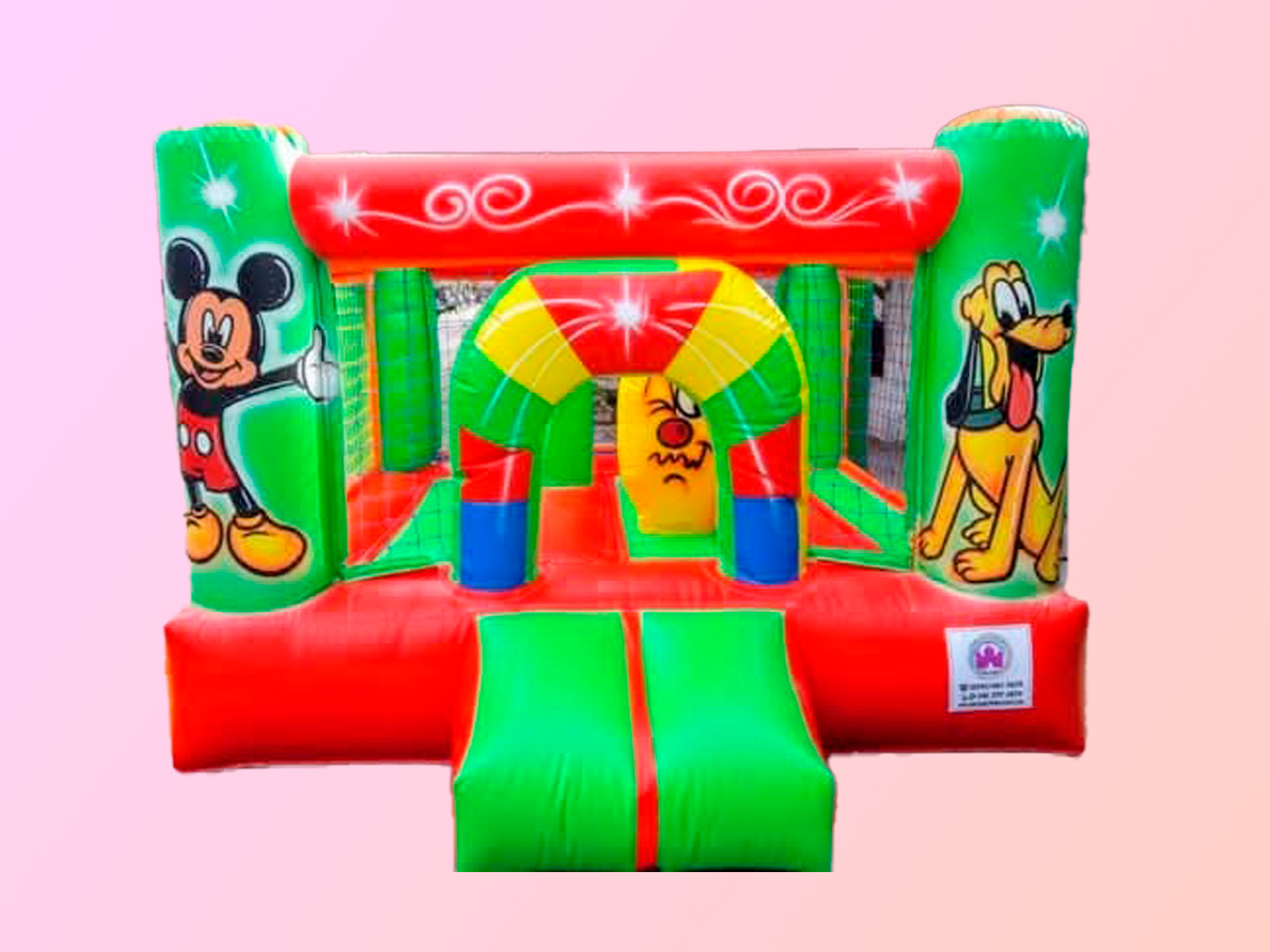 Castillo inflable clásico 3X4 mts.