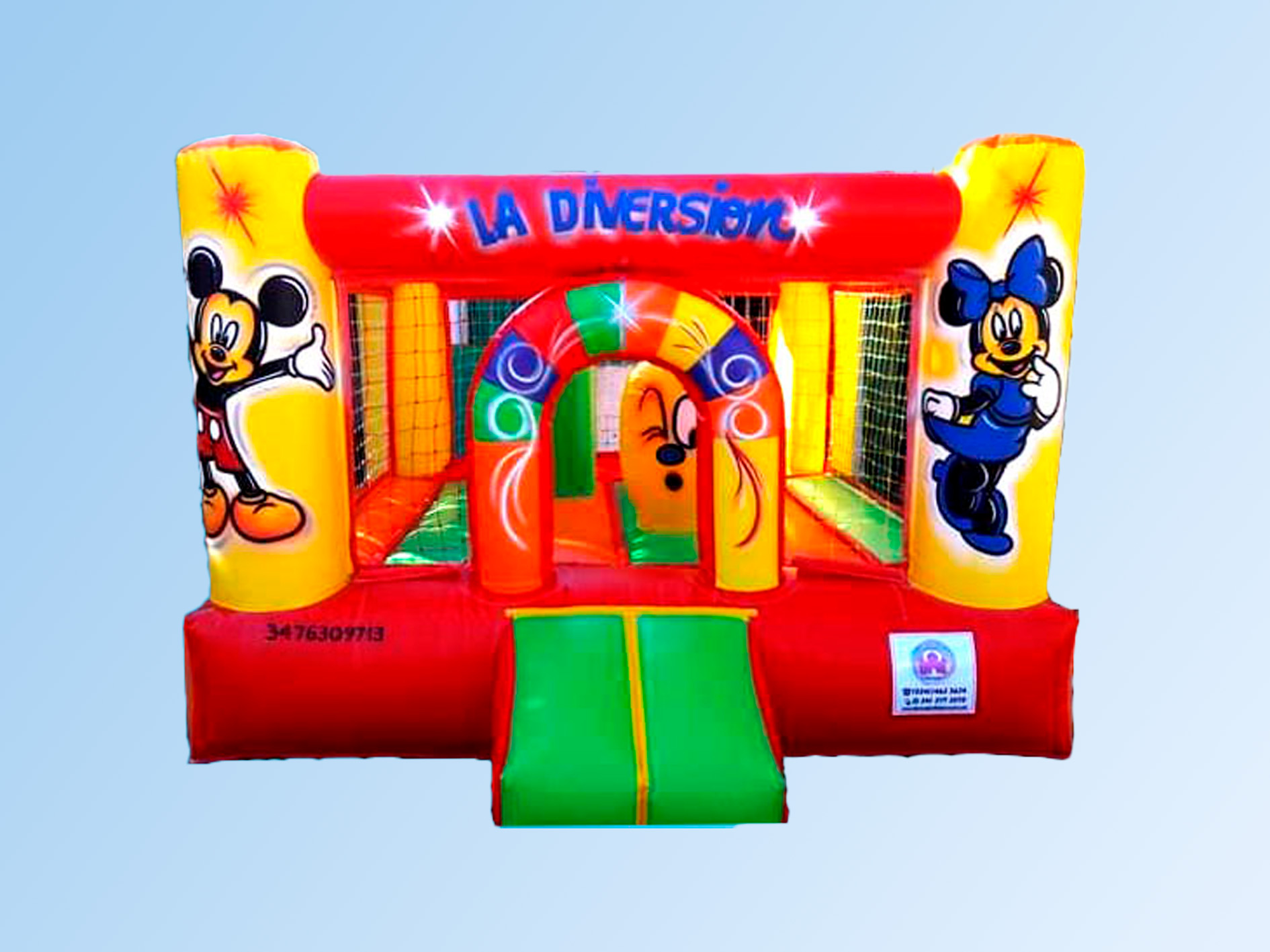 Castillos inflables 3.5x3.5 mts.