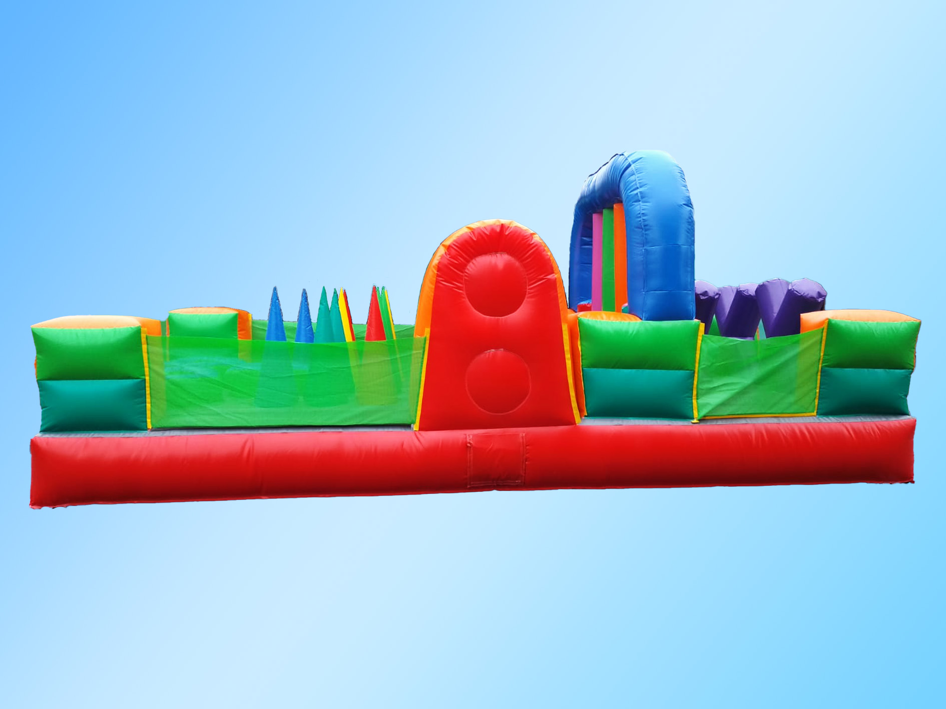 Castillo inflable 6x3 obstaculos