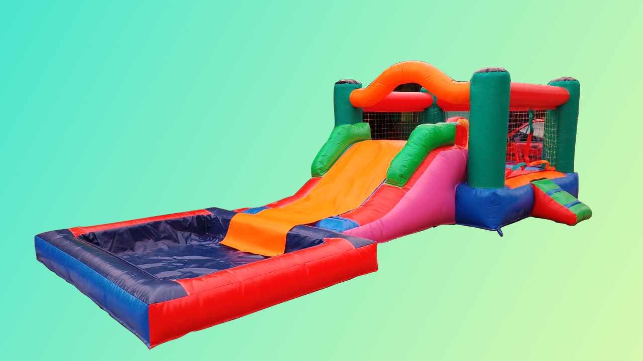 Castillo inflable 7x3 mts. pileta desmontable