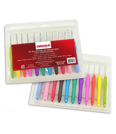 Kit Agulhas Soft Cabo Emborrachado