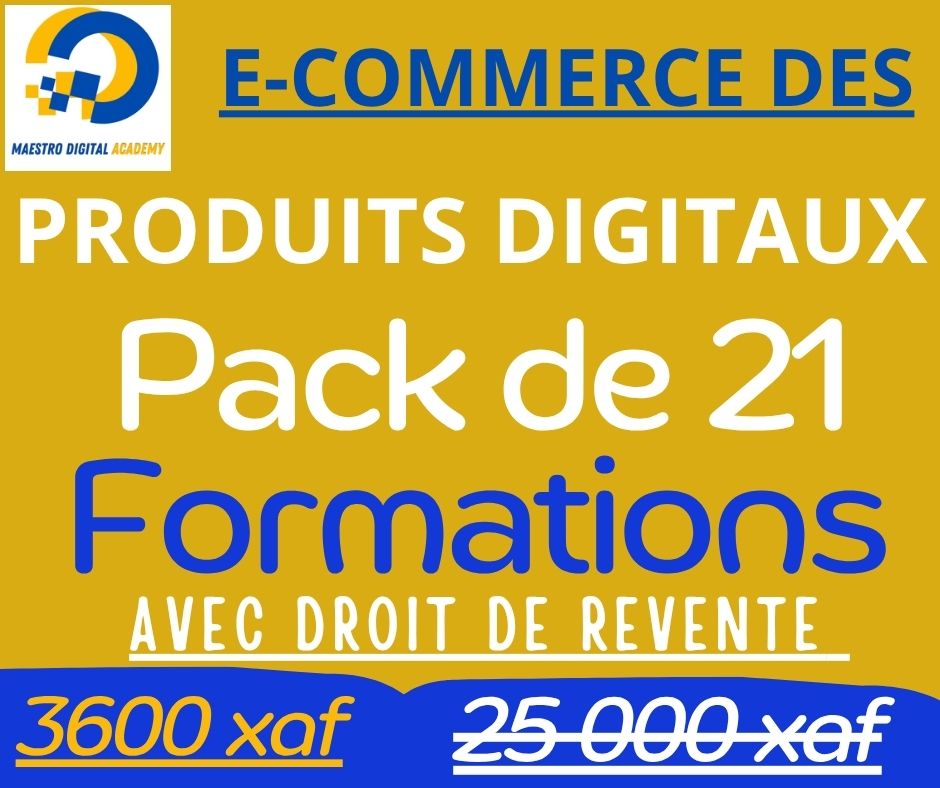 Pack de 21 Formations