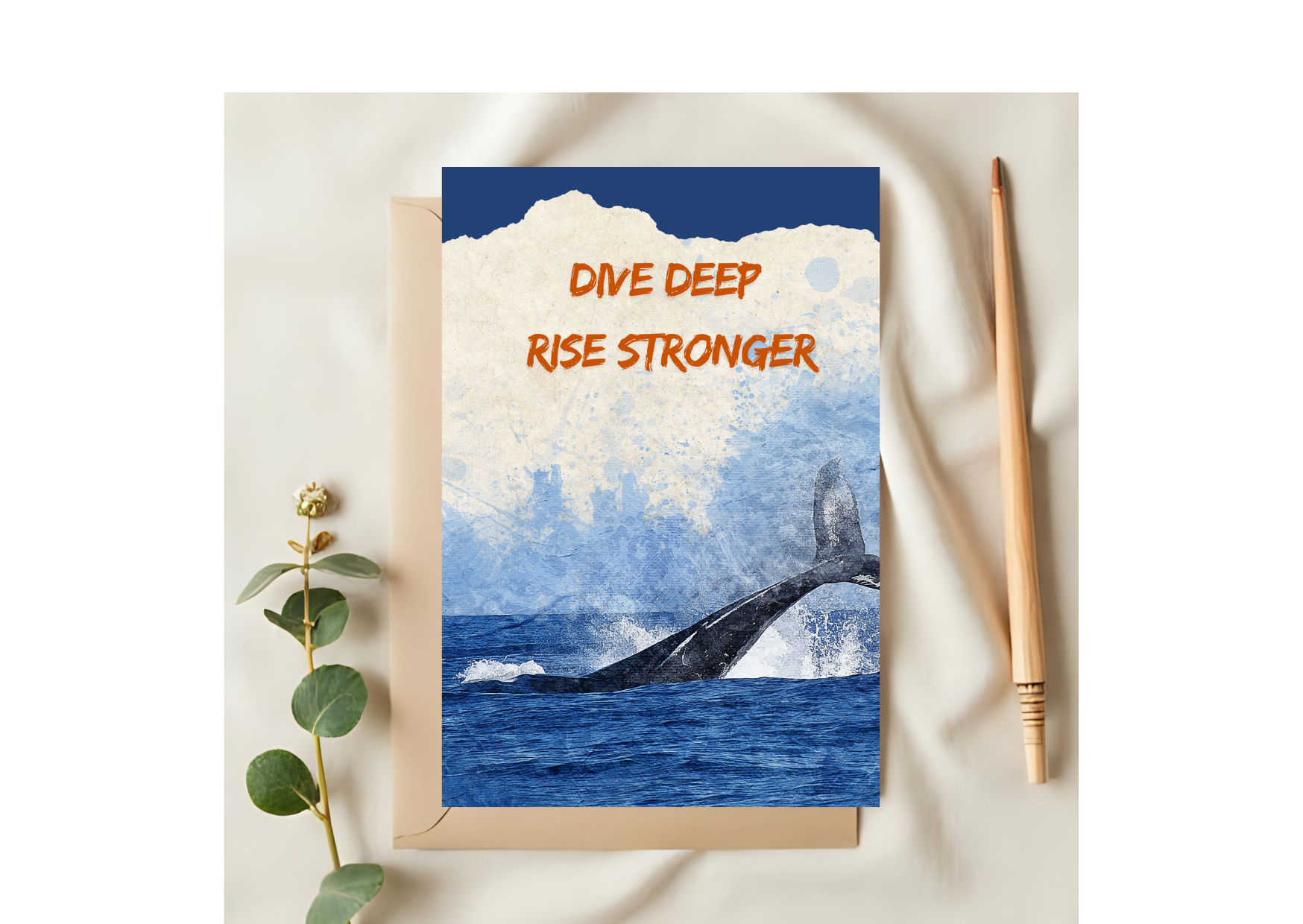 Rise Stronger Thoughtful Card for Positivity