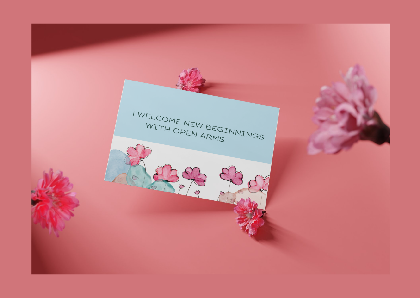 Petals of strength Greeting Card