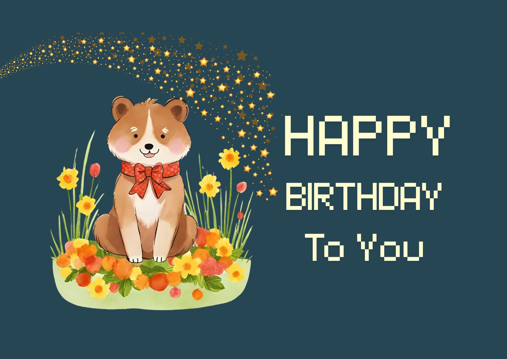 Cute Animal Lover Birthday Card