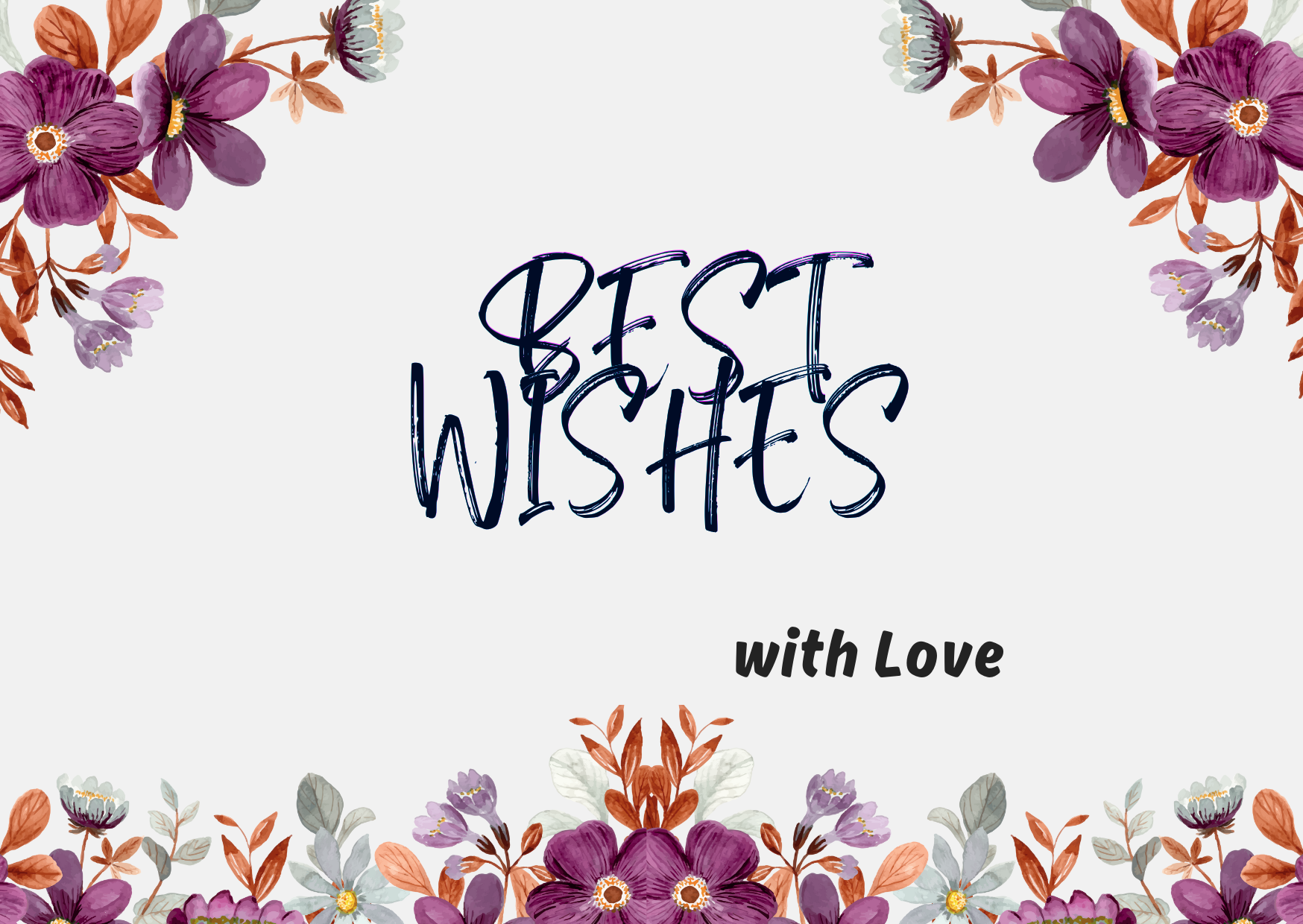 Best Wishes Greeting Card