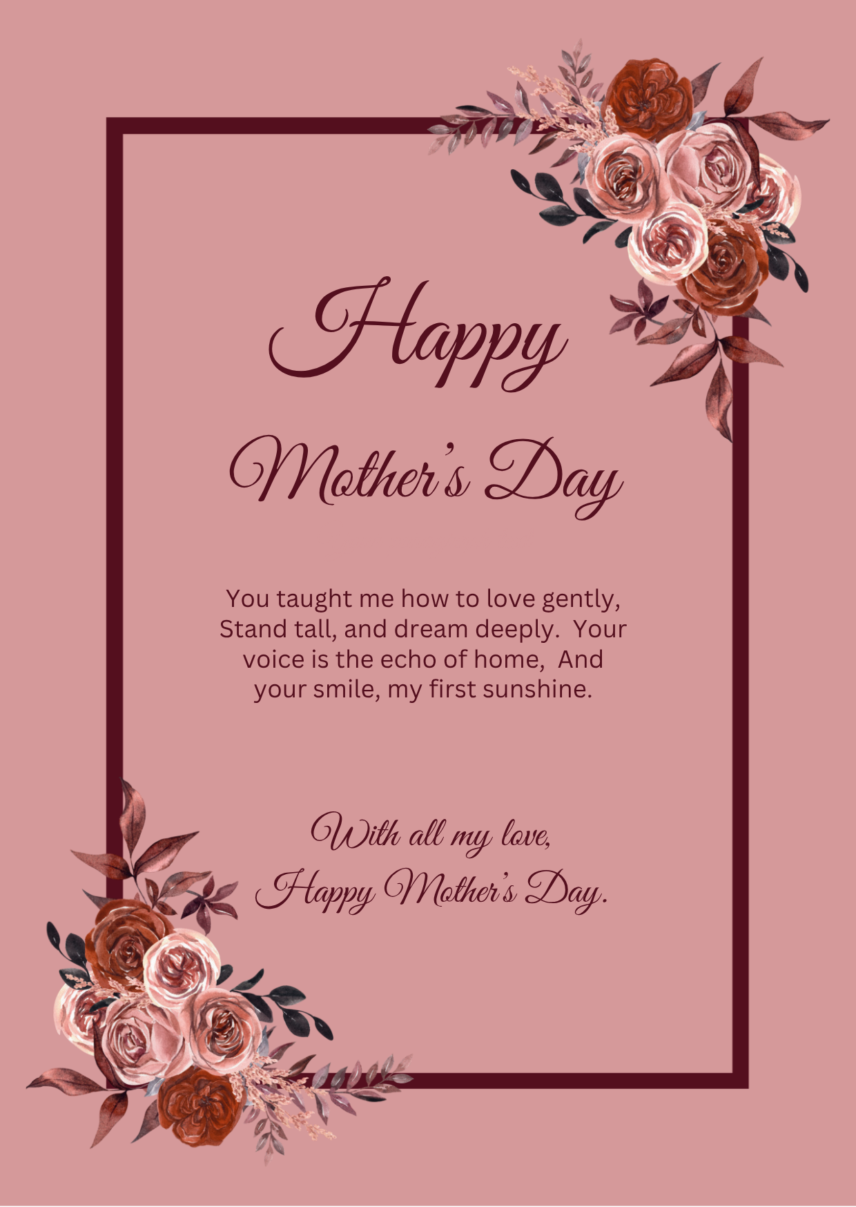  Mother's Day Greeting Card