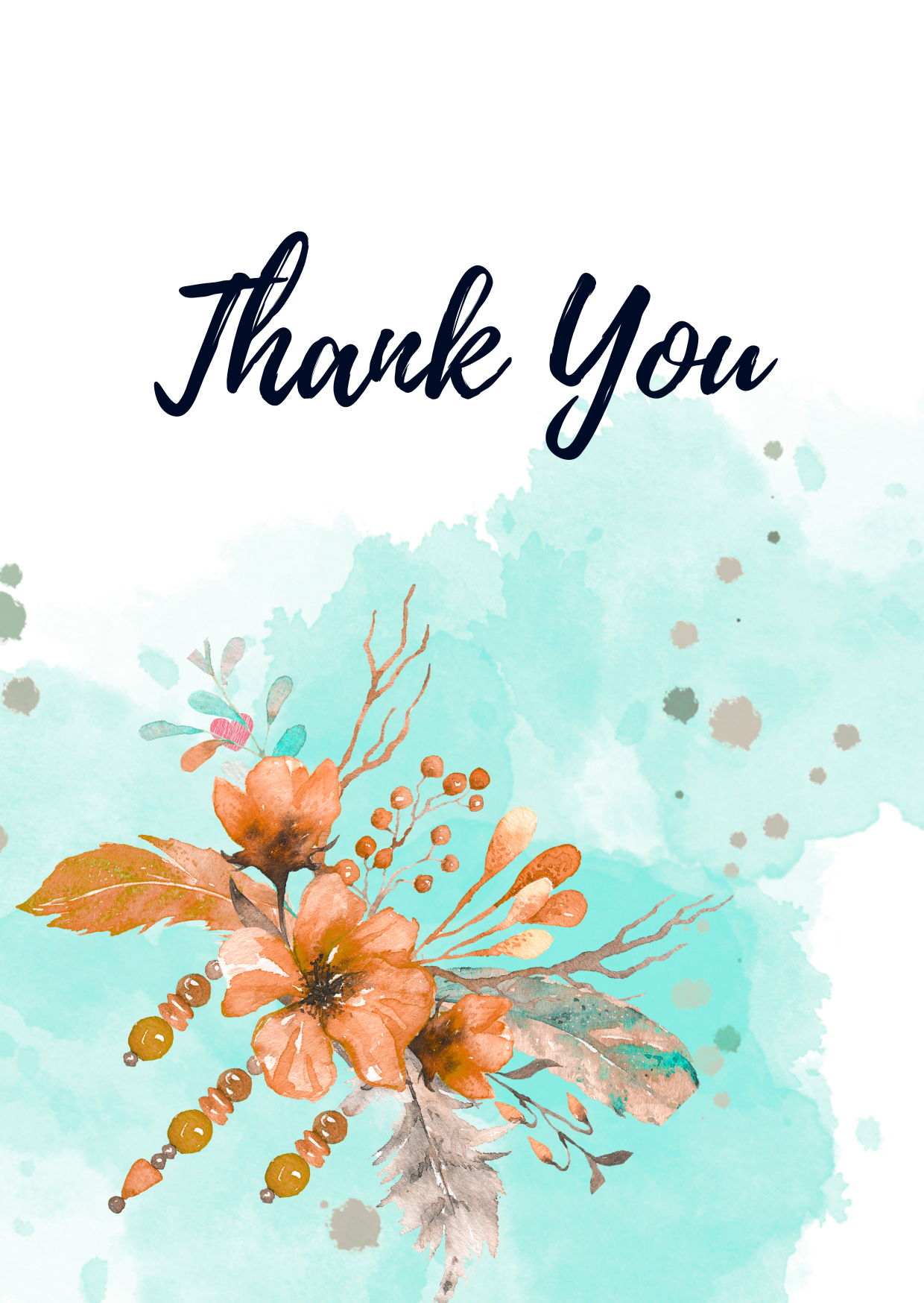 Blooming Thank You Card
