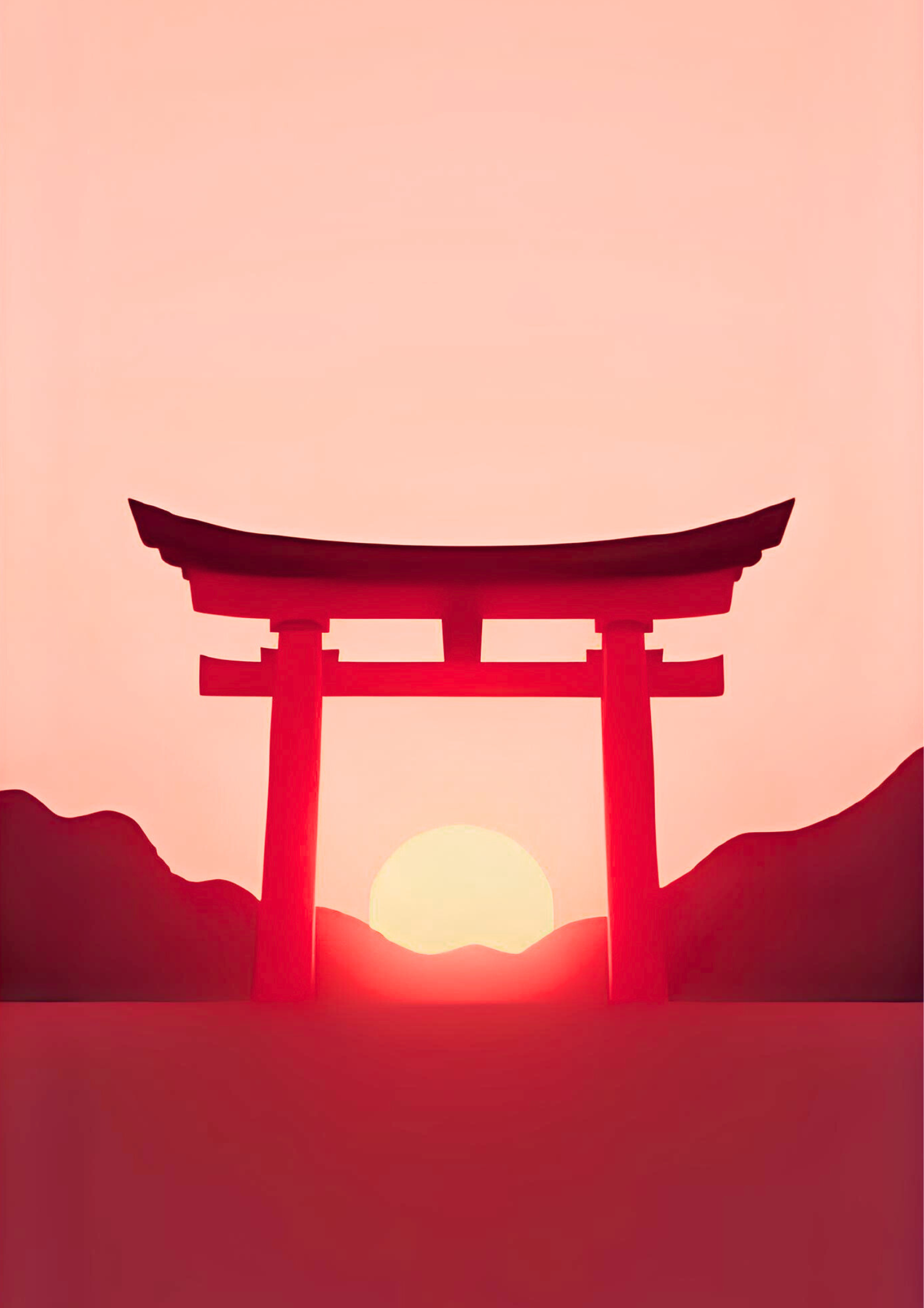 Japanese Torii Gate Art Print