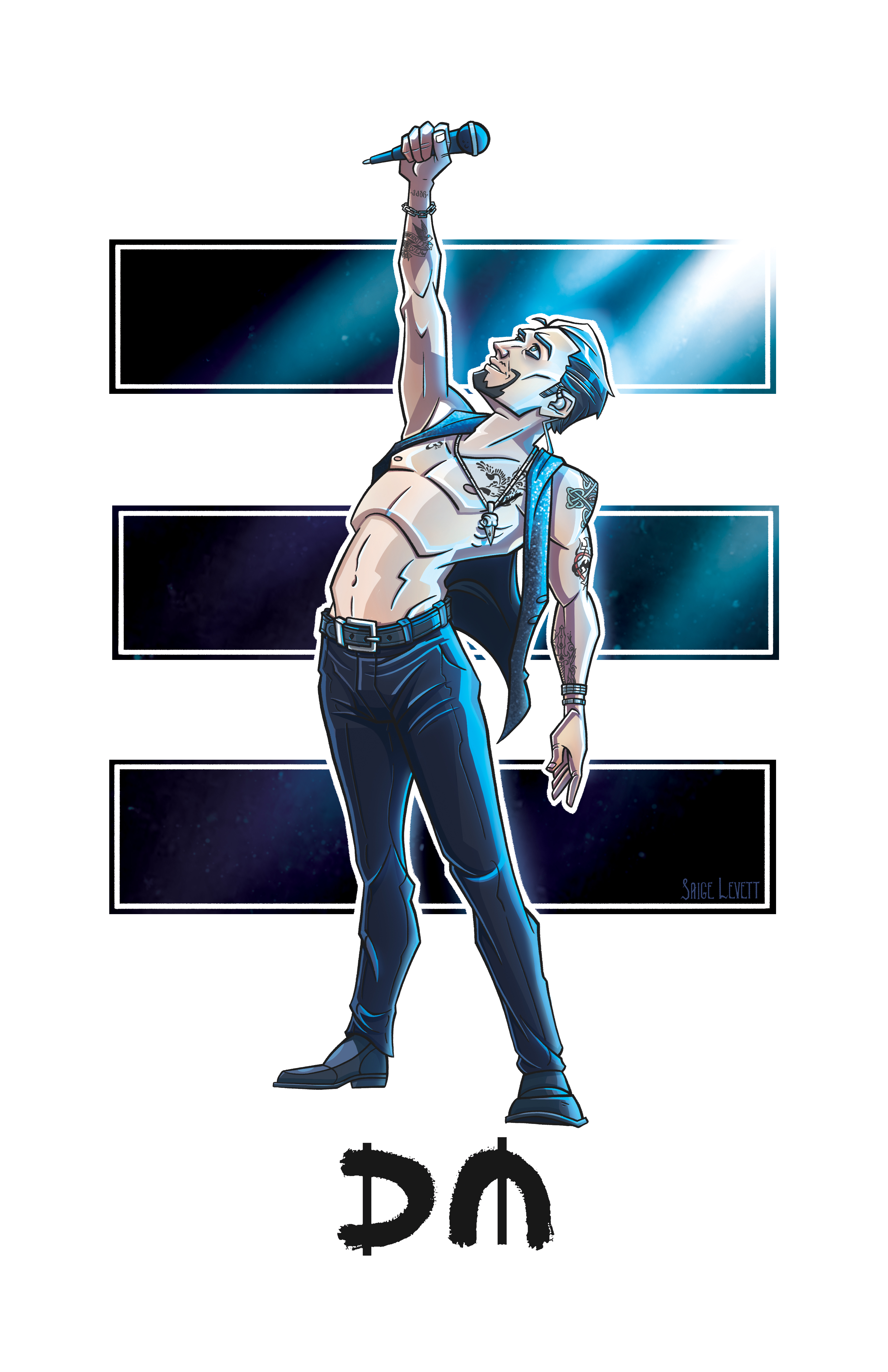 Dave Gahan - Fine Art Print