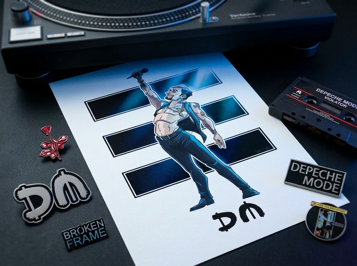 Dave Gahan - Fine Art Print