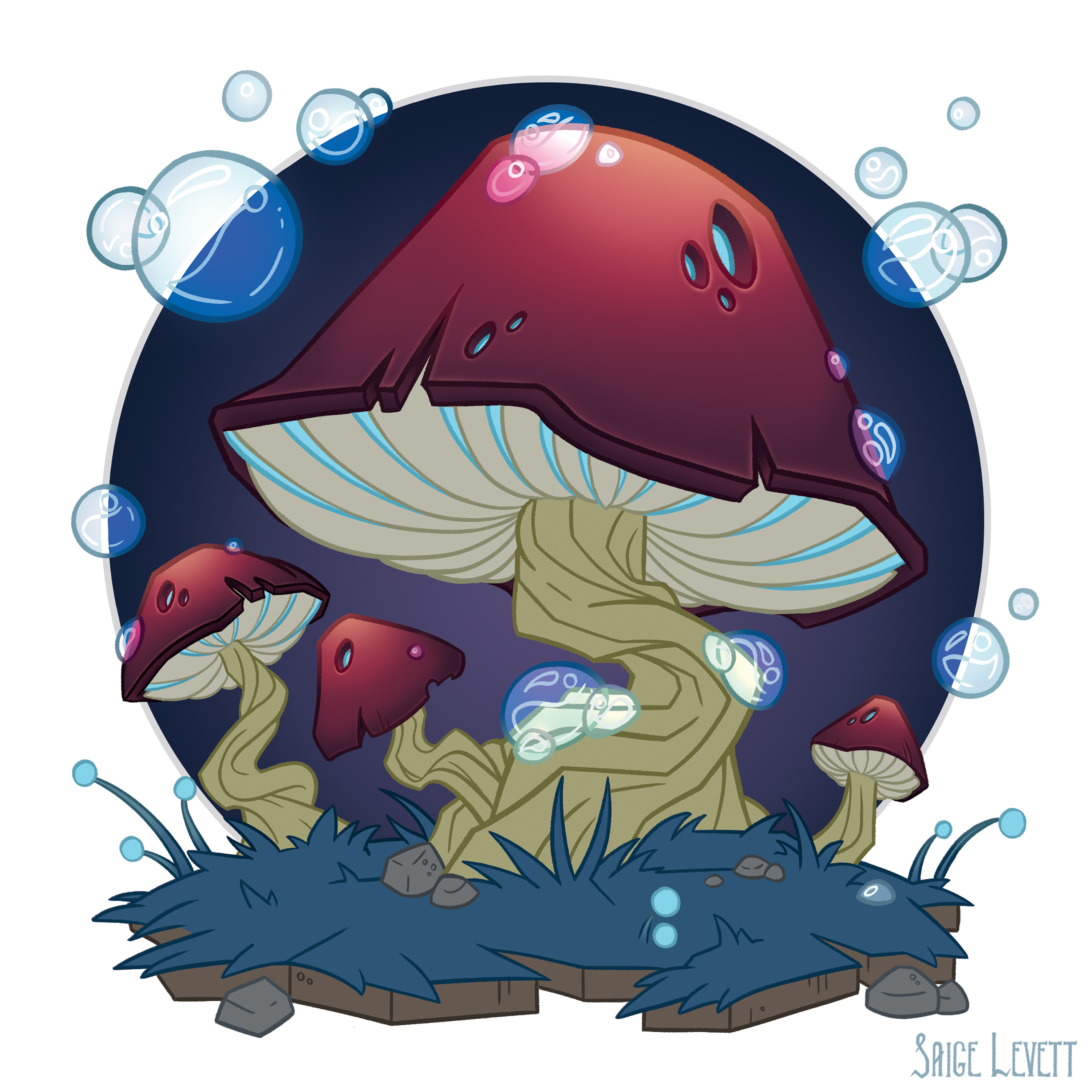 Bubble Shroom - Fine Art Print