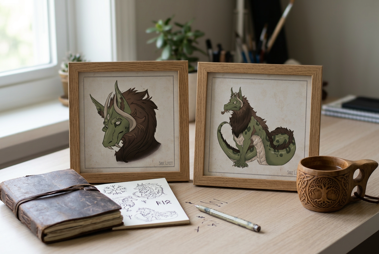 Stollenwurm - Fine Art Print