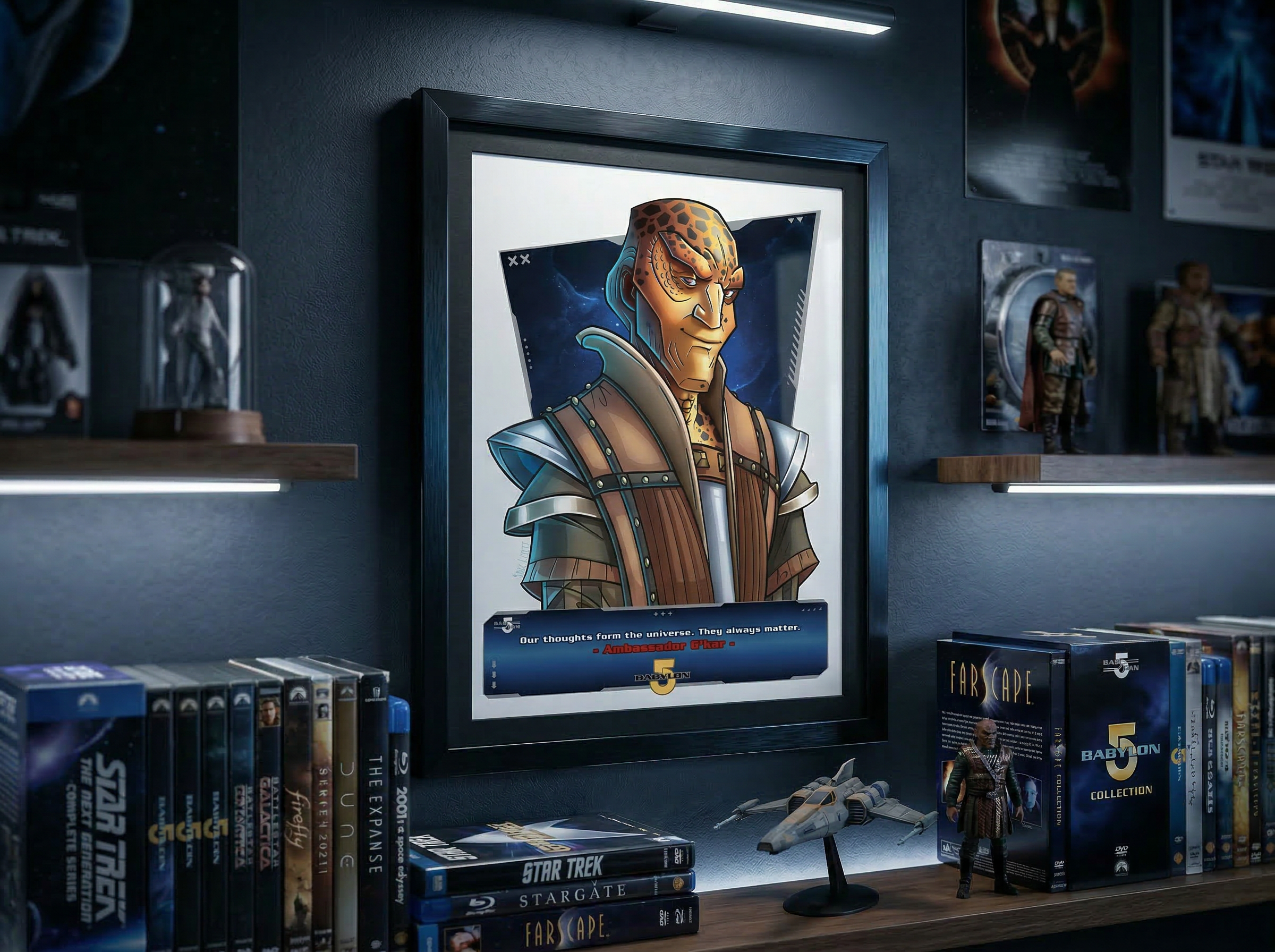 Ambassador G'Kar - Fine Art Print