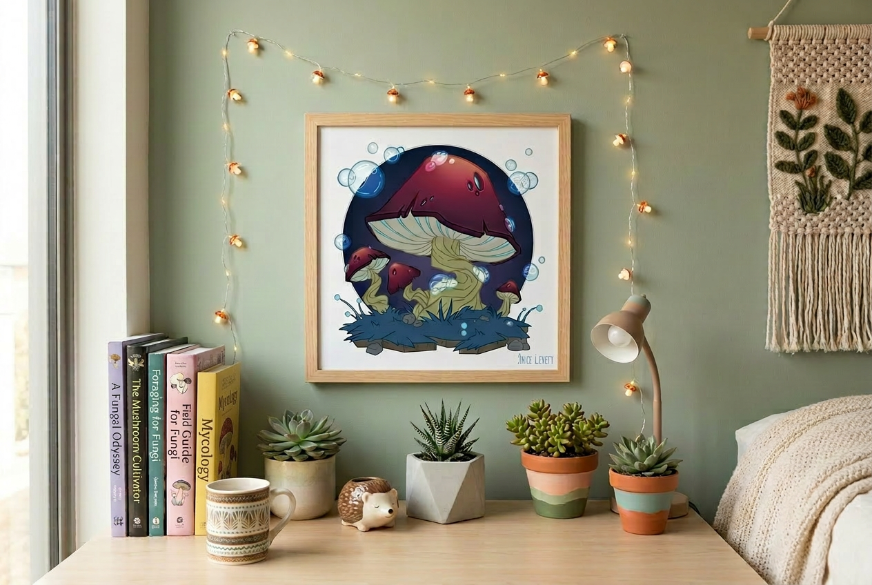 Bubble Shroom - Fine Art Print