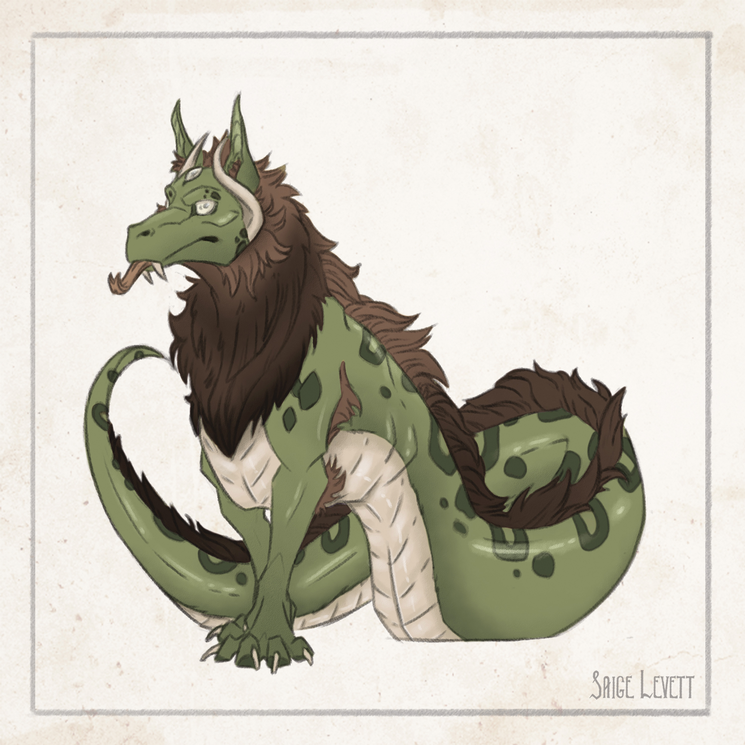 Stollenwurm - Fine Art Print