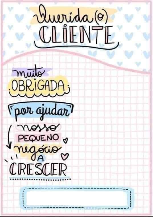 Cartão de Agradecimento