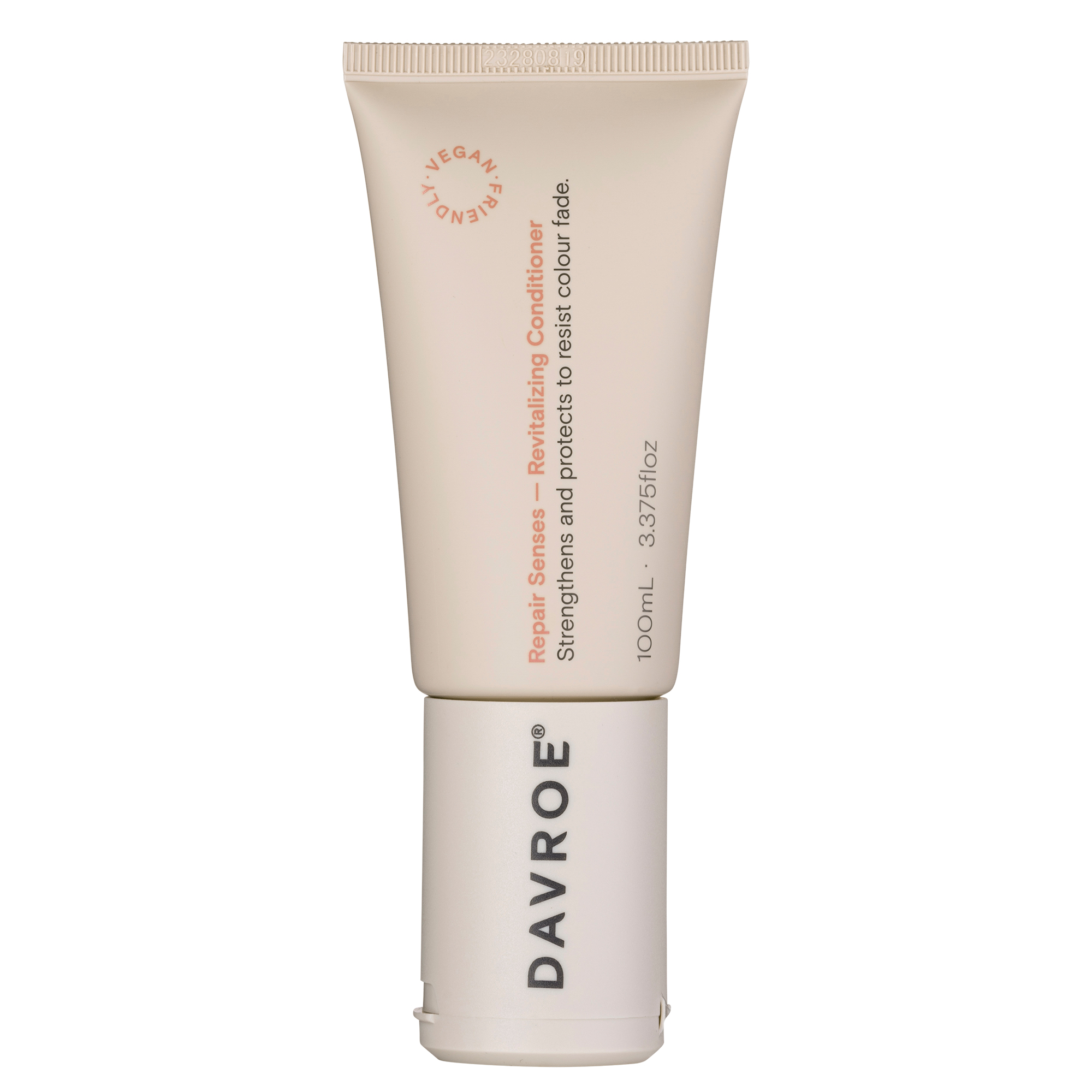 Šampūnas dažytiems plaukams. Davroe Repair Senses Revitalising Shampoo