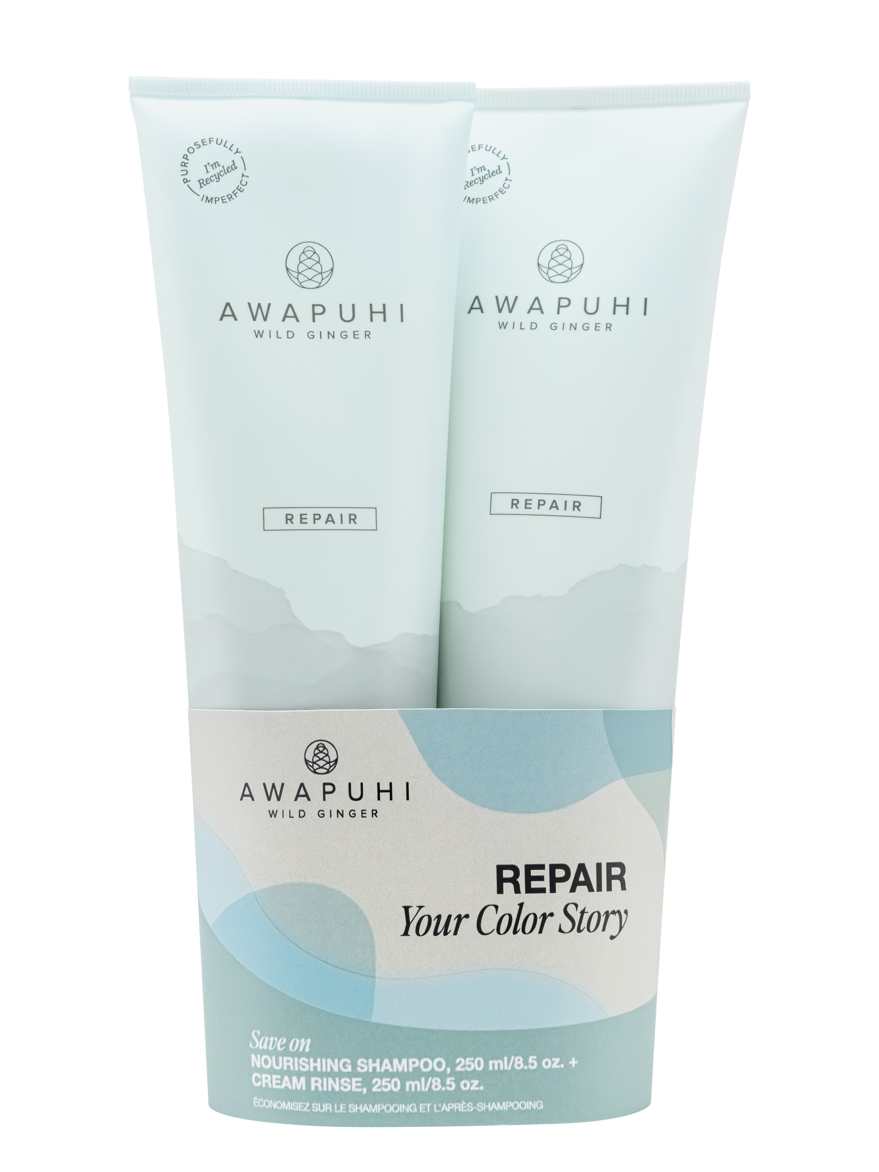 Awapuhi puoselėjantis rinkinys. Paul Mitchell Awapuhi Wild Ginger Repair DUOS