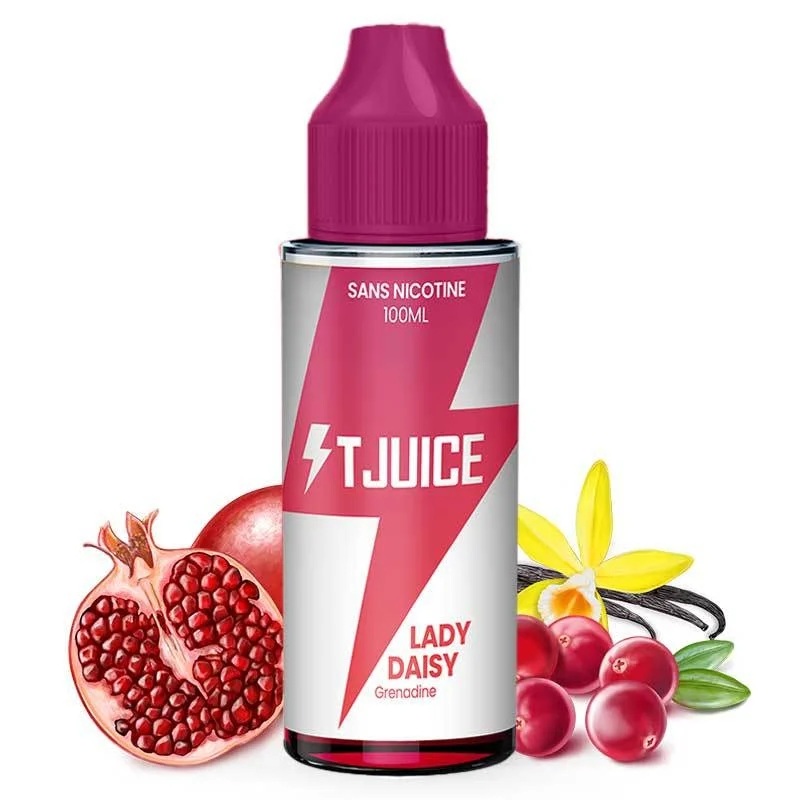 Lady Daisy T-Juice Vanille - Grenade - Cranberry