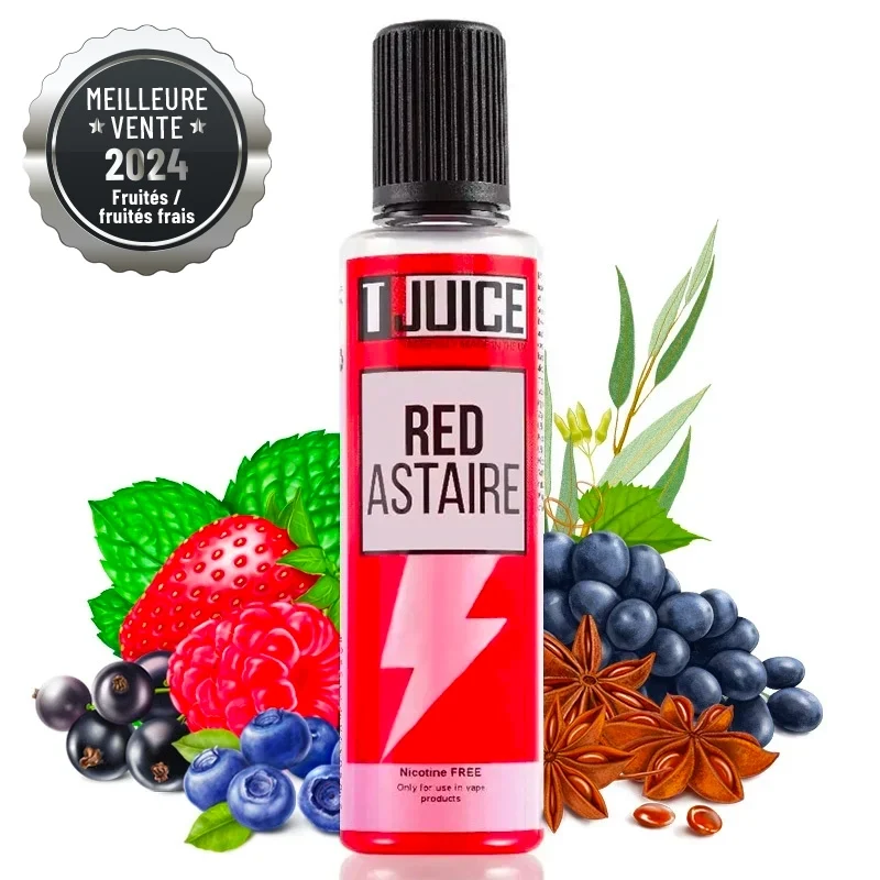 Red Astaire T-Juice Fruits rouges - Raisin noir - Eucalyptus - Anis - Menthe