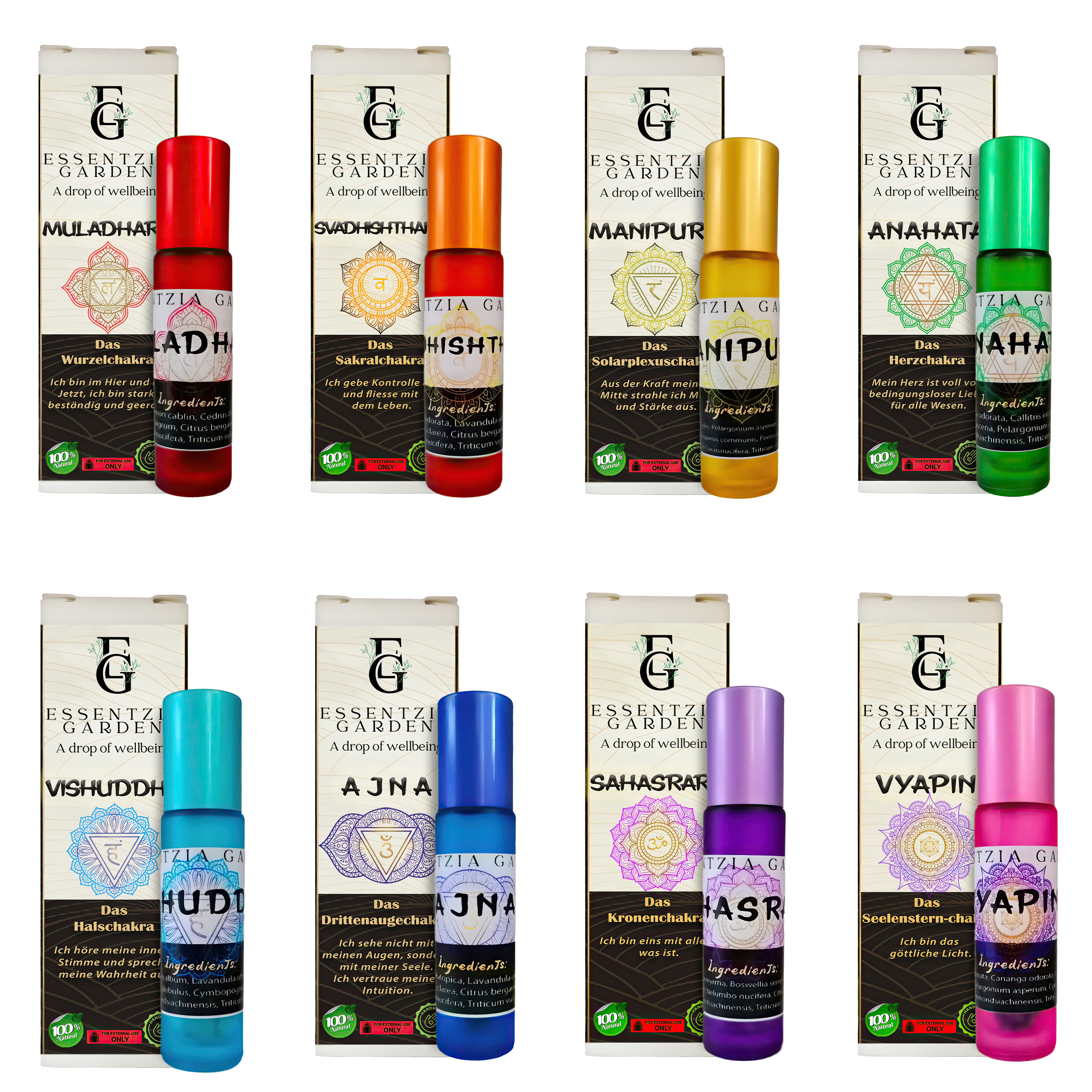 8 Chakra Set