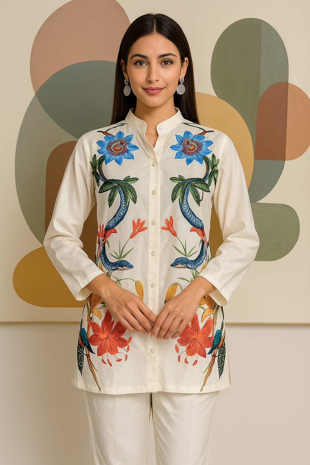 Women Printed Opaque Party Coord Set