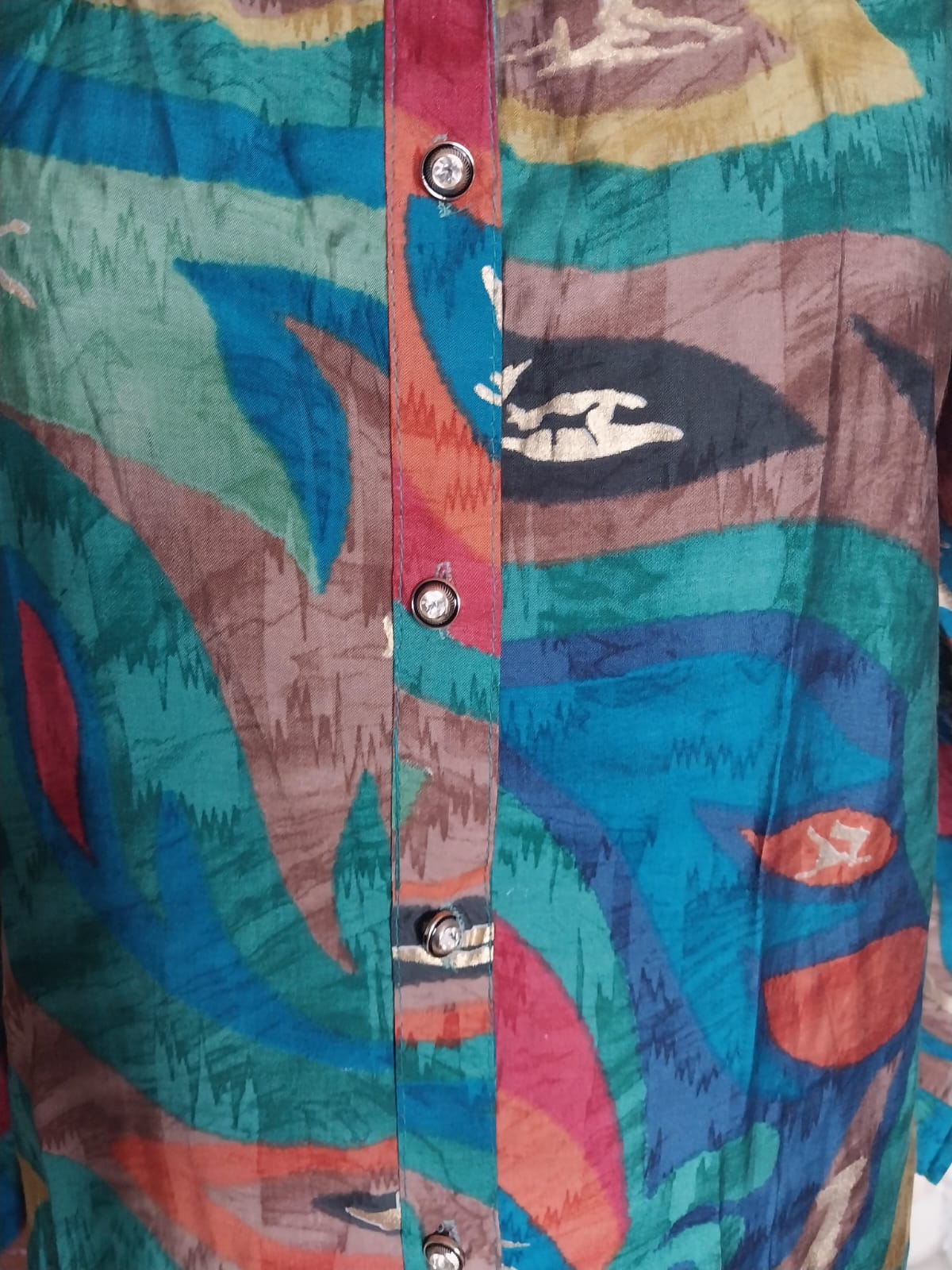 Women's Abstract Printed Coord Set