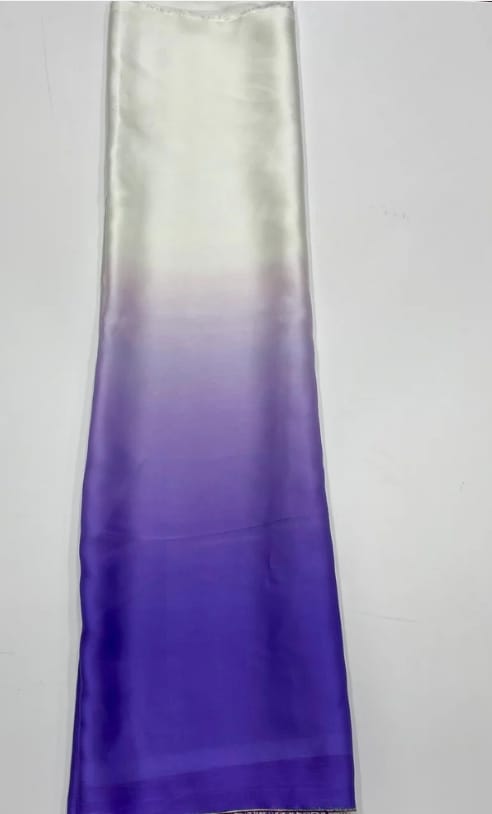 Multi color Saree Japan Satin Ombre
