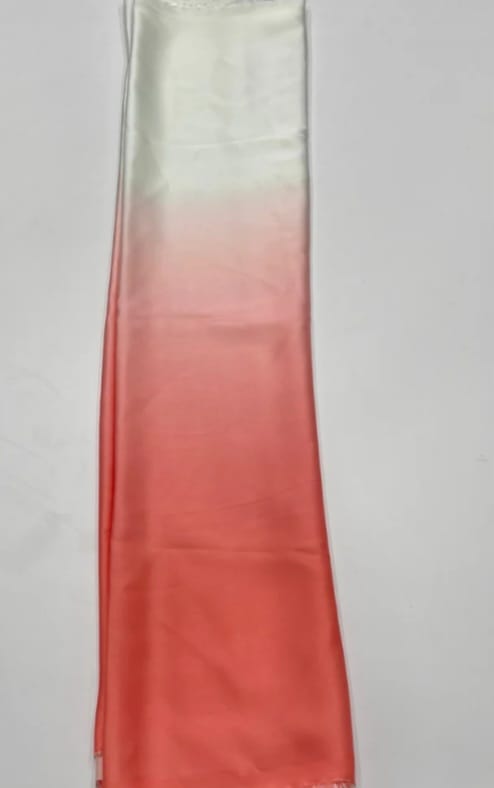 Multi color Saree Japan Satin Ombre